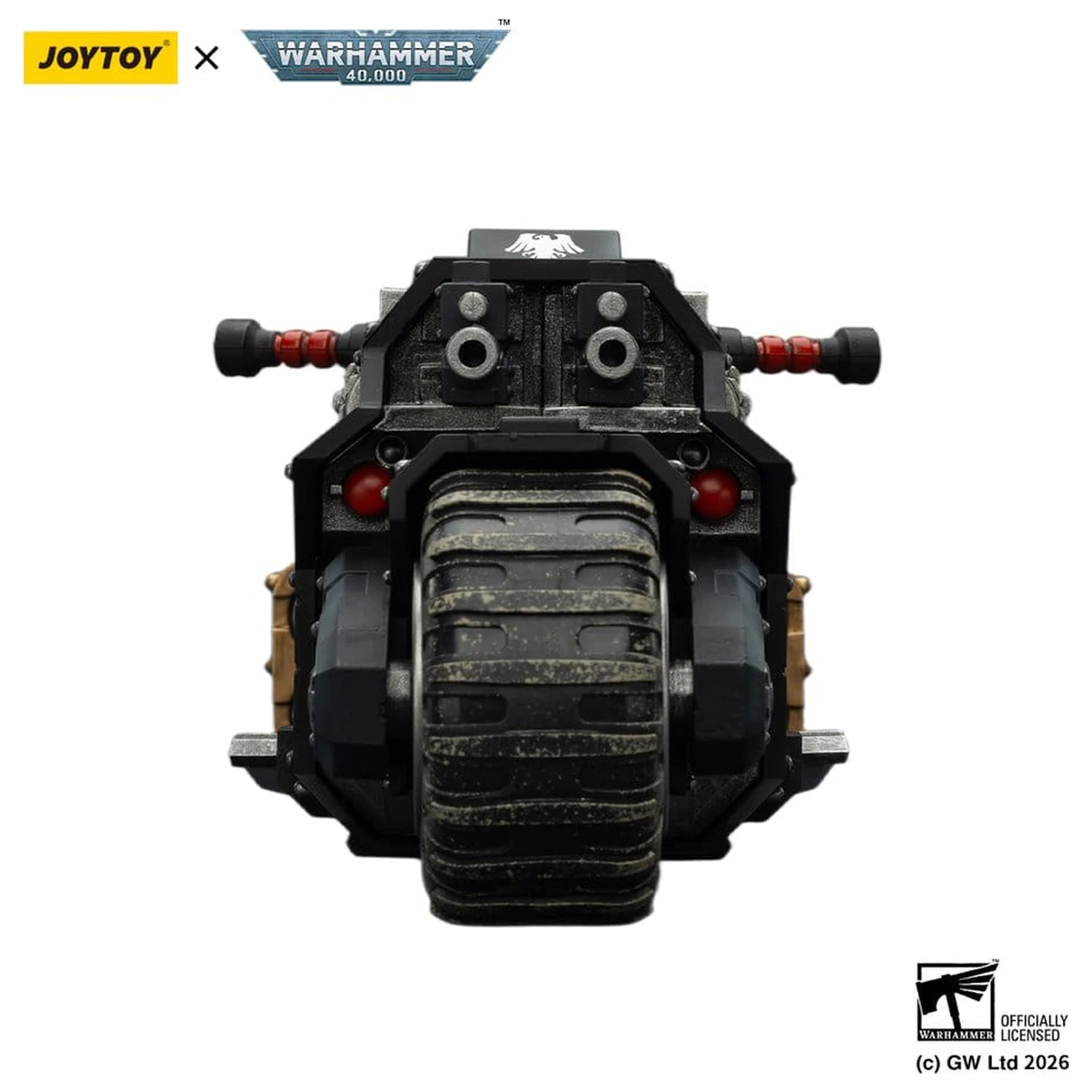 Warhammer 40,000 Raider-pattern bojna motor Raven Guard z dvojno-povezanimi bolter puškami 22 cm fotografija izdelka