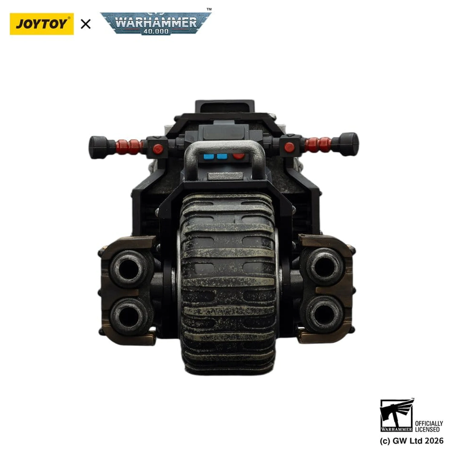 Warhammer 40,000 Raider-pattern bojna motor Raven Guard z dvojno-povezanimi bolter puškami 22 cm fotografija izdelka