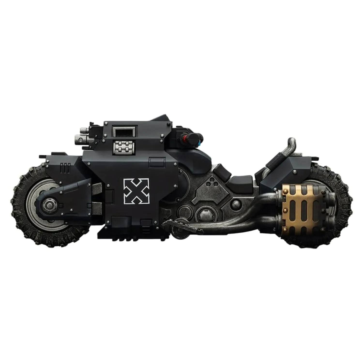 Warhammer 40,000 Raider-pattern bojna motor Raven Guard z dvojno-povezanimi bolter puškami 22 cm fotografija izdelka
