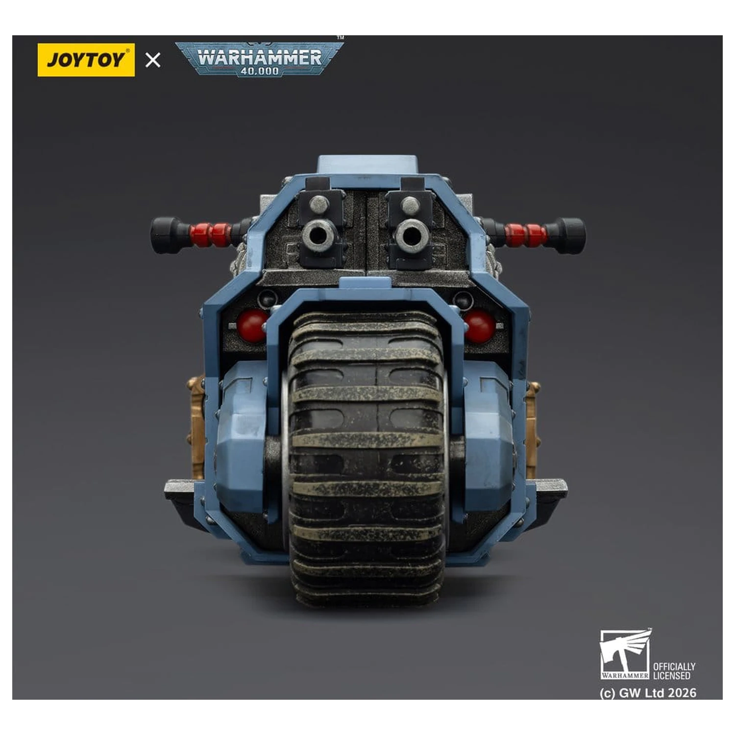 Warhammer 40,000 Raider-pattern bojna motor s Space Wolves z dvojnimi bolt puškami 22 cm fotografija izdelka