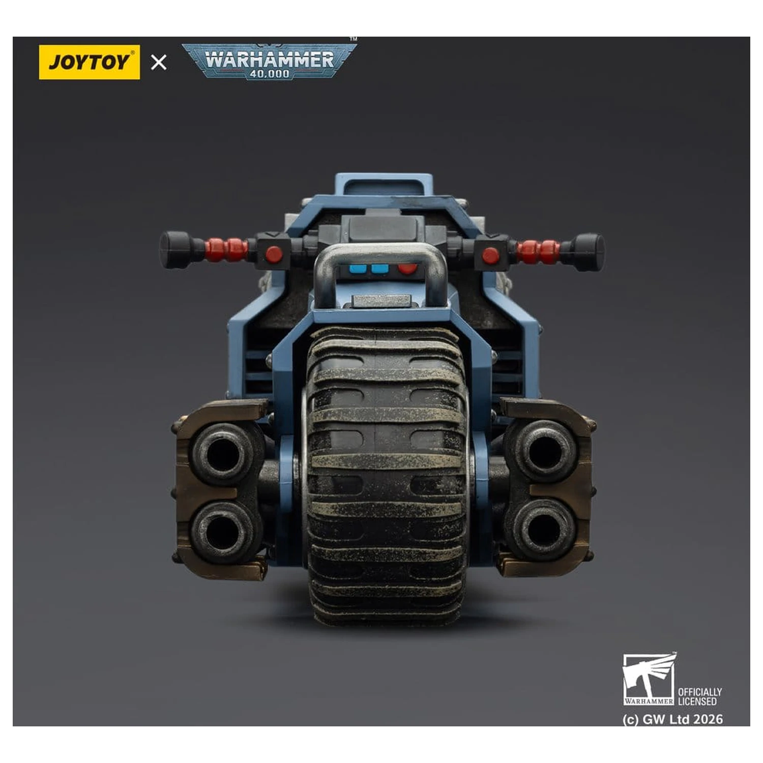 Warhammer 40,000 Raider-pattern bojna motor s Space Wolves z dvojnimi bolt puškami 22 cm fotografija izdelka