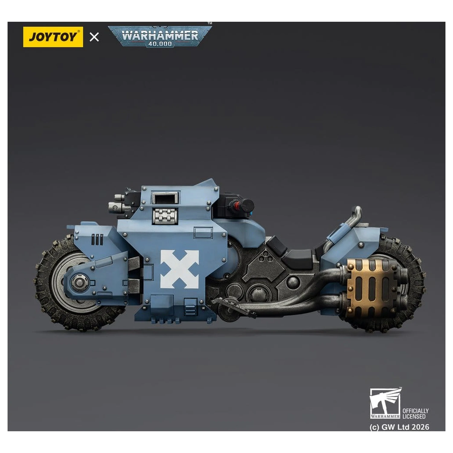 Warhammer 40,000 Raider-pattern bojna motor s Space Wolves z dvojnimi bolt puškami 22 cm fotografija izdelka