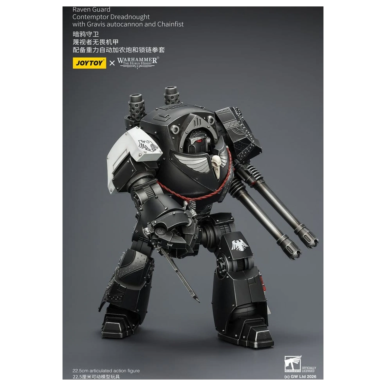 Warhammer 40,000 Akcijska figura Raven Guard Contemptor Dreadnought 23 cm fotografija izdelka
