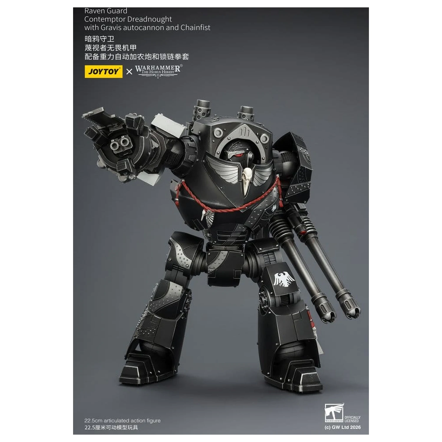 Warhammer 40,000 Akcijska figura Raven Guard Contemptor Dreadnought 23 cm fotografija izdelka