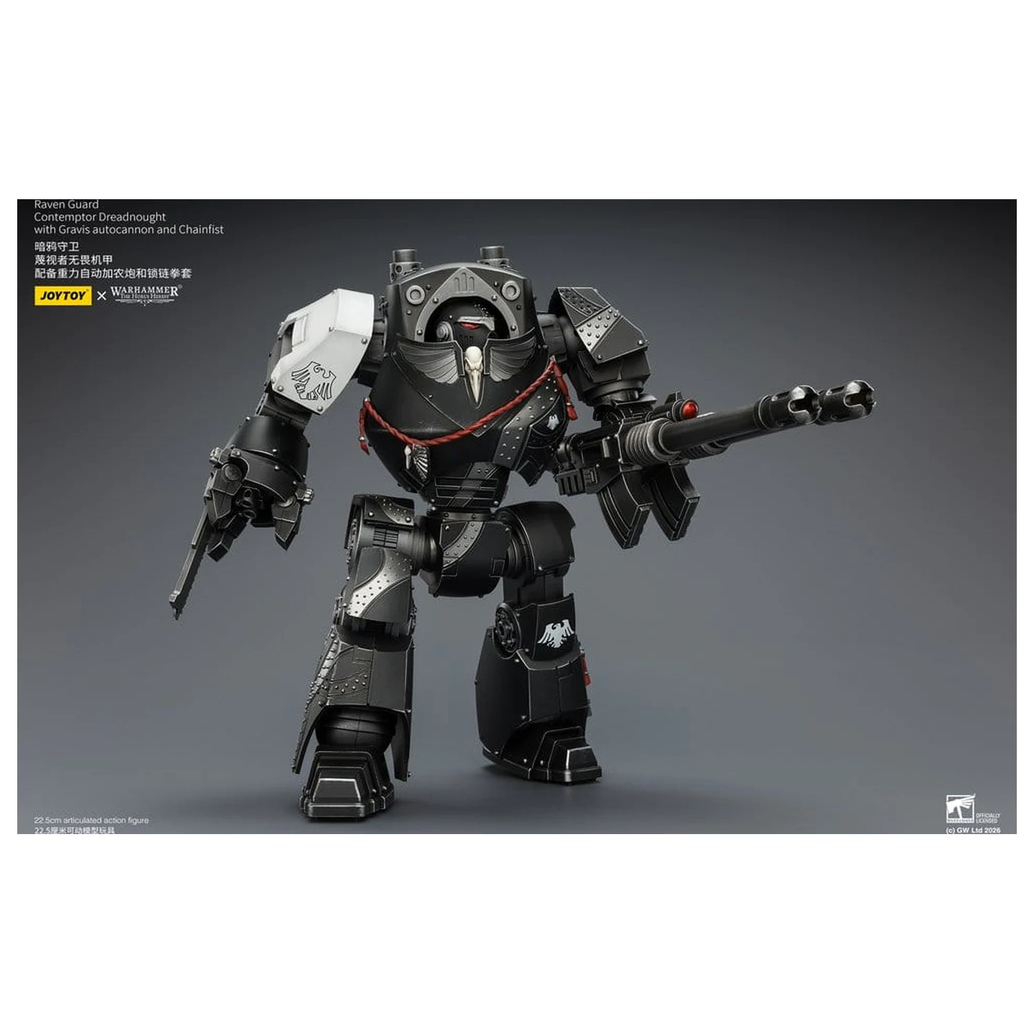 Warhammer 40,000 Akcijska figura Raven Guard Contemptor Dreadnought 23 cm fotografija izdelka