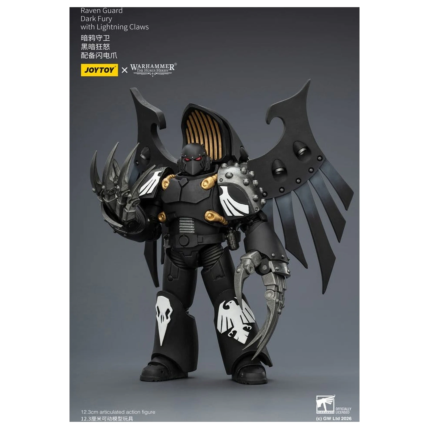 Warhammer 40,000 Akcijska figura Raven Guard Dark Fury 12 cm fotografija izdelka