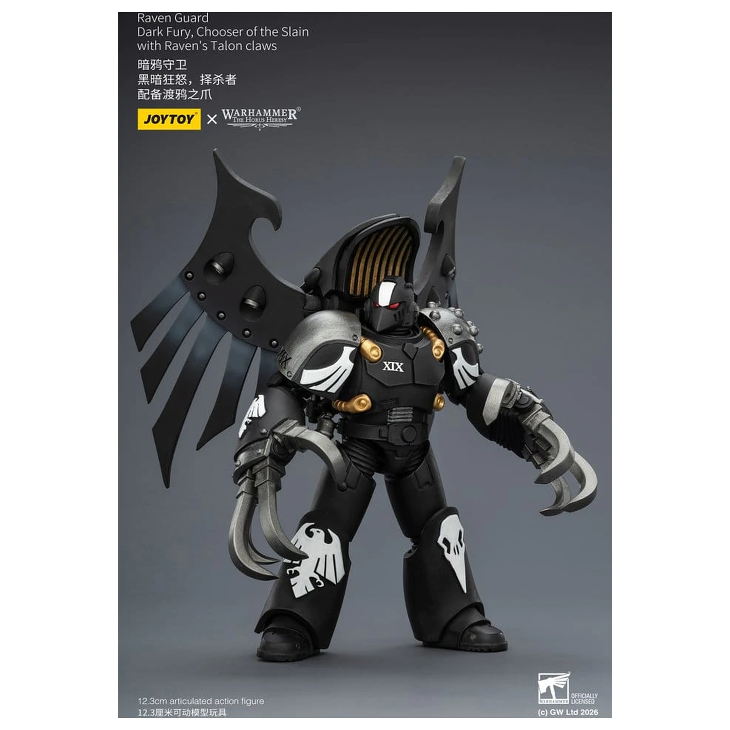 Warhammer 40,000 Action Figura Raven Guard Dark Fury, Chooser of the Slain 12 cm fotografija izdelka