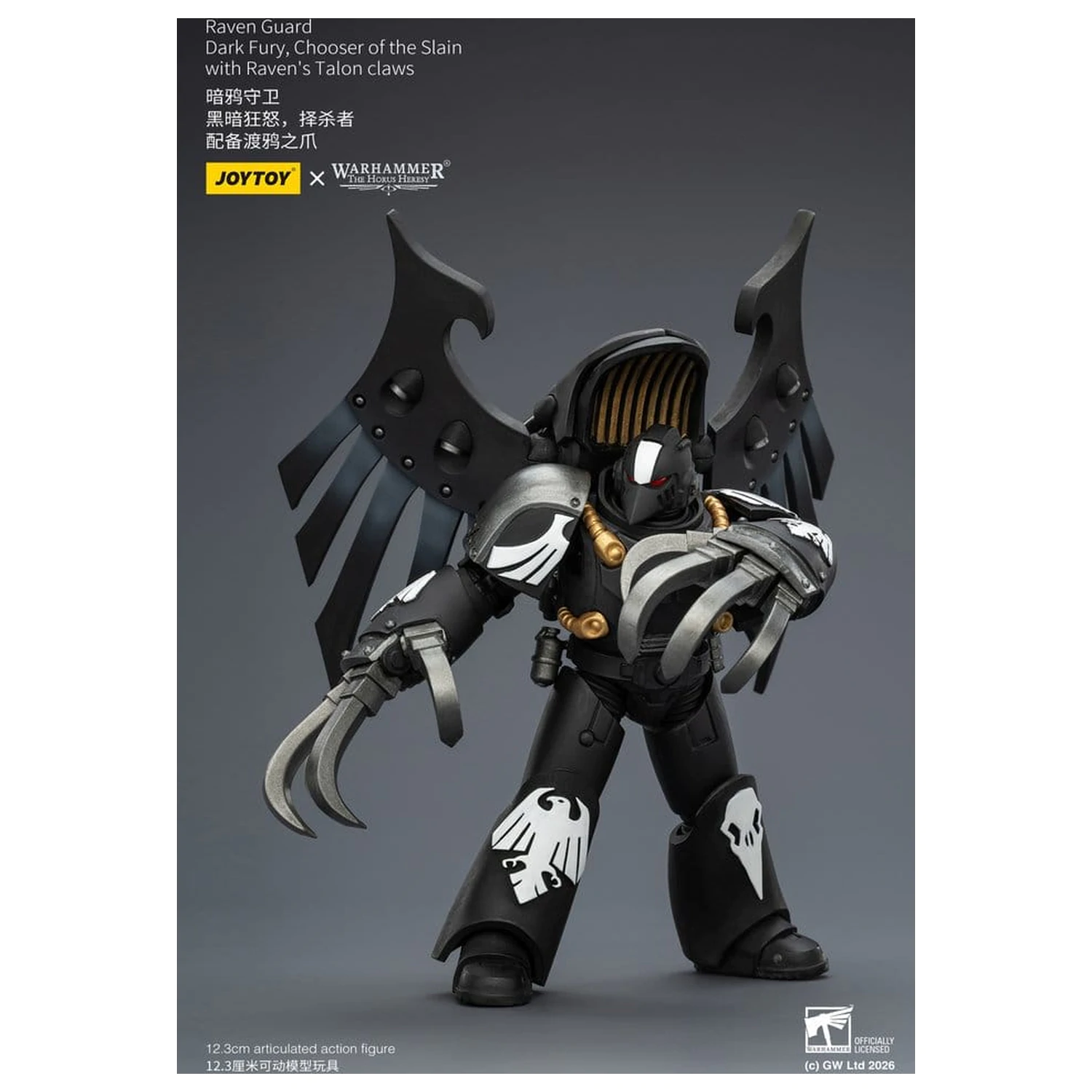 Warhammer 40,000 Action Figura Raven Guard Dark Fury, Chooser of the Slain 12 cm fotografija izdelka