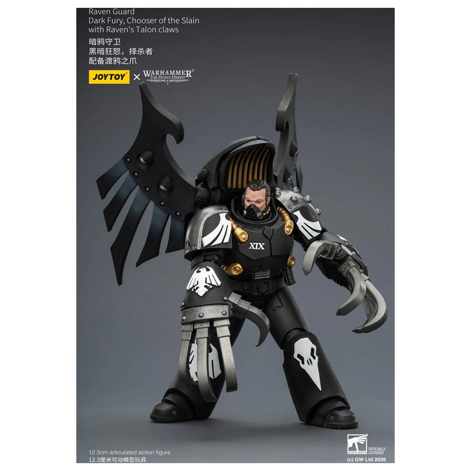 Warhammer 40,000 Action Figura Raven Guard Dark Fury, Chooser of the Slain 12 cm fotografija izdelka