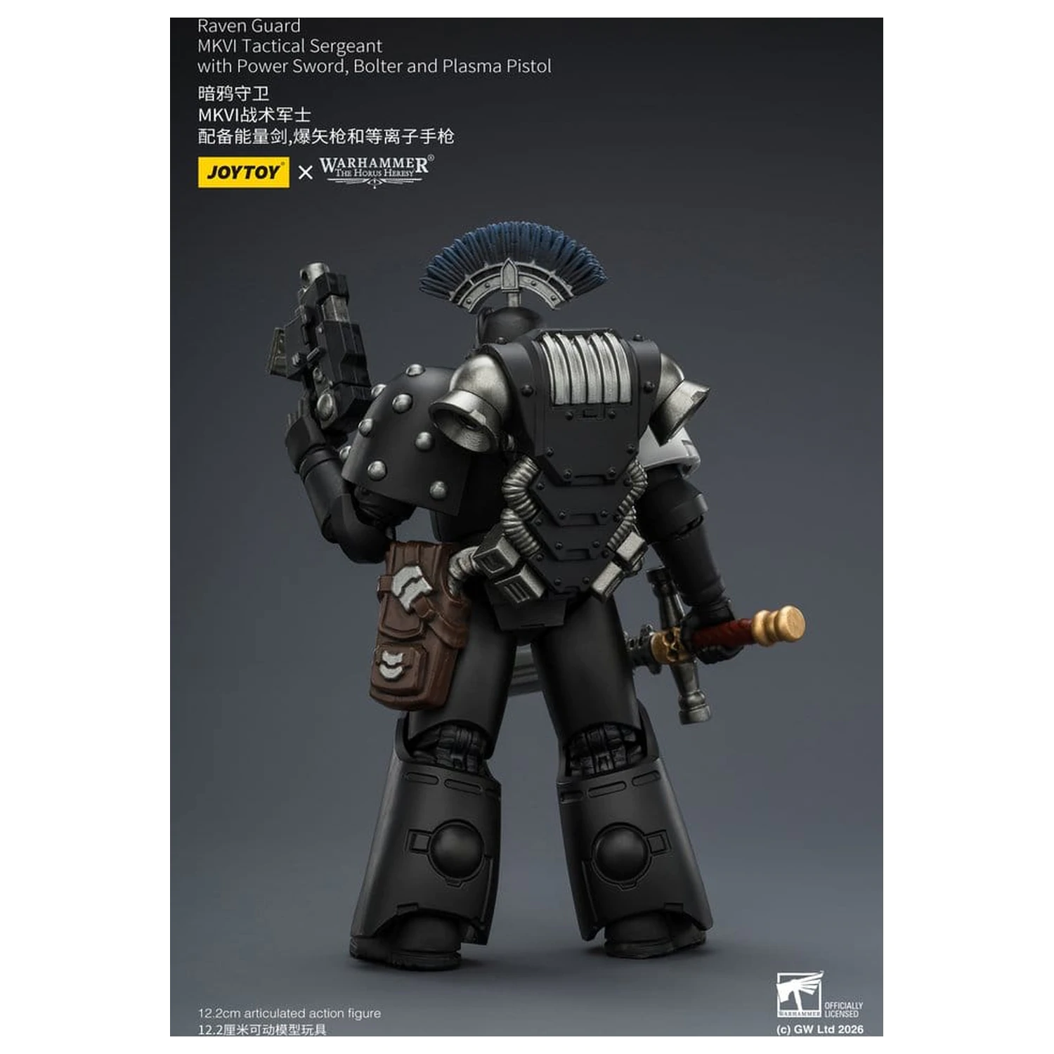 Warhammer 40,000 Action Figure Raven Guard MkVI Tactical Sergeant 12 cm fotografija izdelka