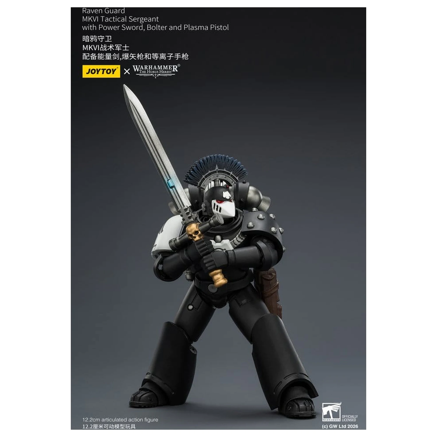 Warhammer 40,000 Action Figure Raven Guard MkVI Tactical Sergeant 12 cm fotografija izdelka