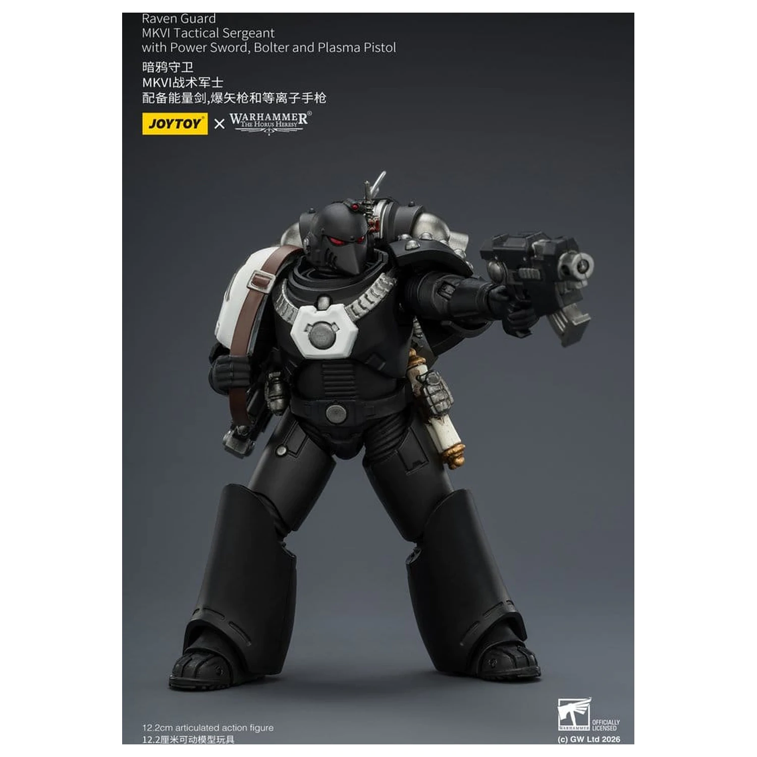 Warhammer 40,000 Action Figure Raven Guard MkVI Tactical Sergeant 12 cm fotografija izdelka