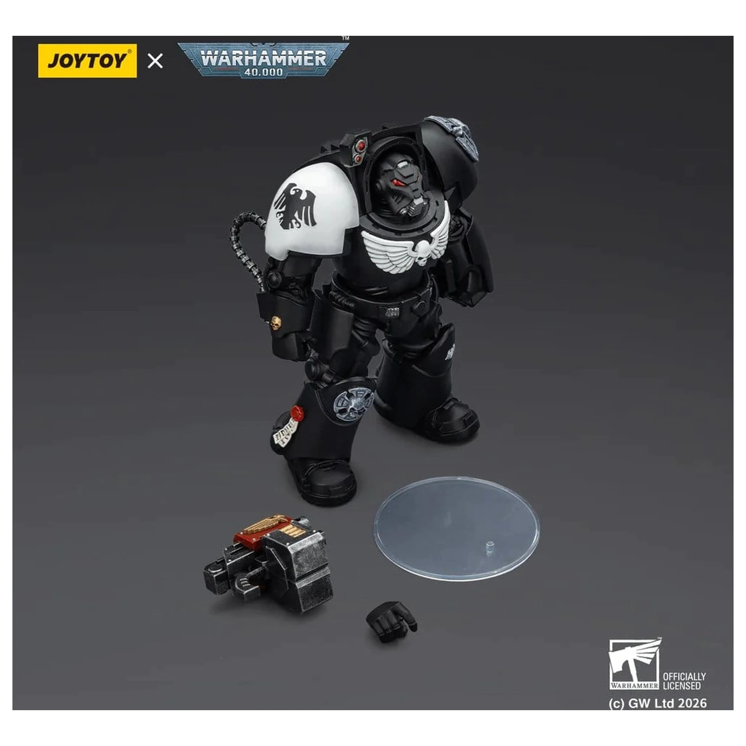Warhammer 40,000 Akcijska figura Raven Guard Terminator 2 s Power Fist in Storm Bolter 14 cm fotografija izdelka