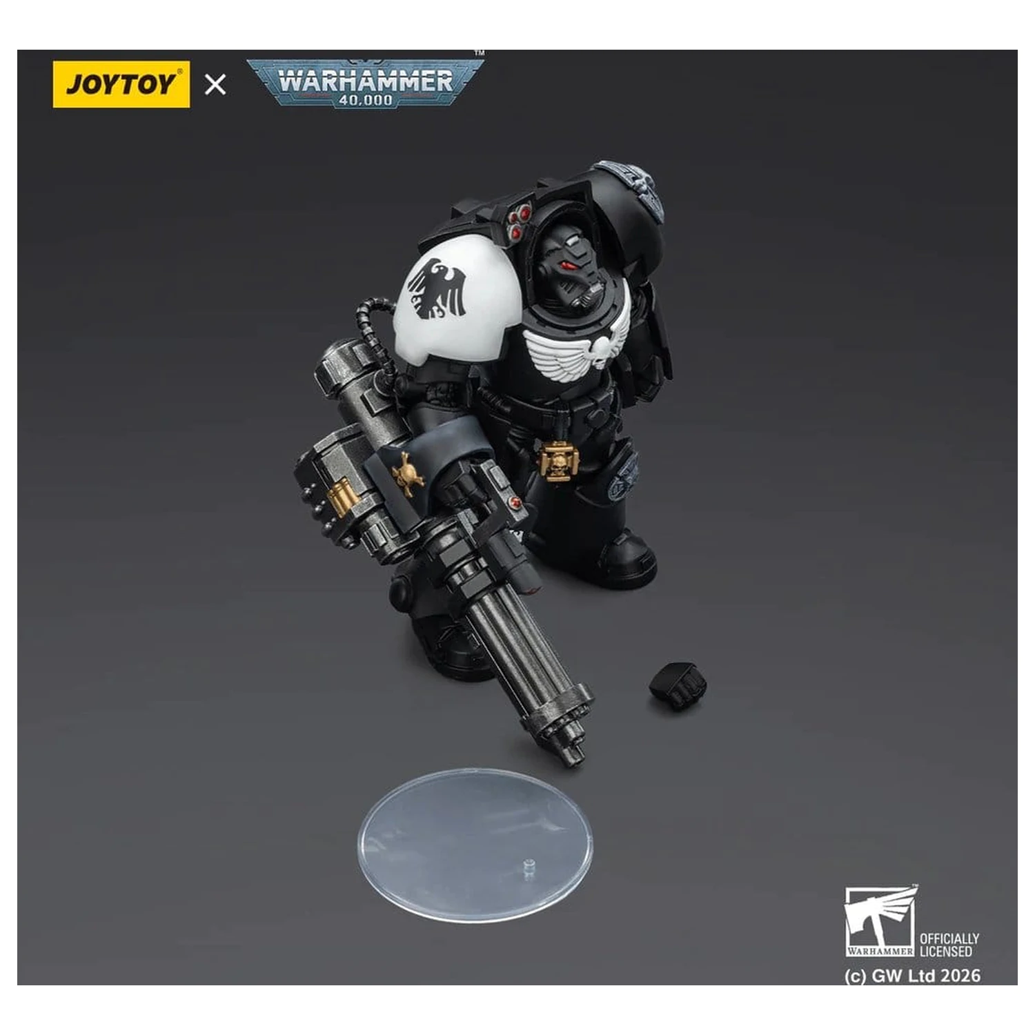 Warhammer 40,000 Action Figure Raven Guard Terminator 3 s Power Fist in Assault Cannon 14 cm fotografija izdelka