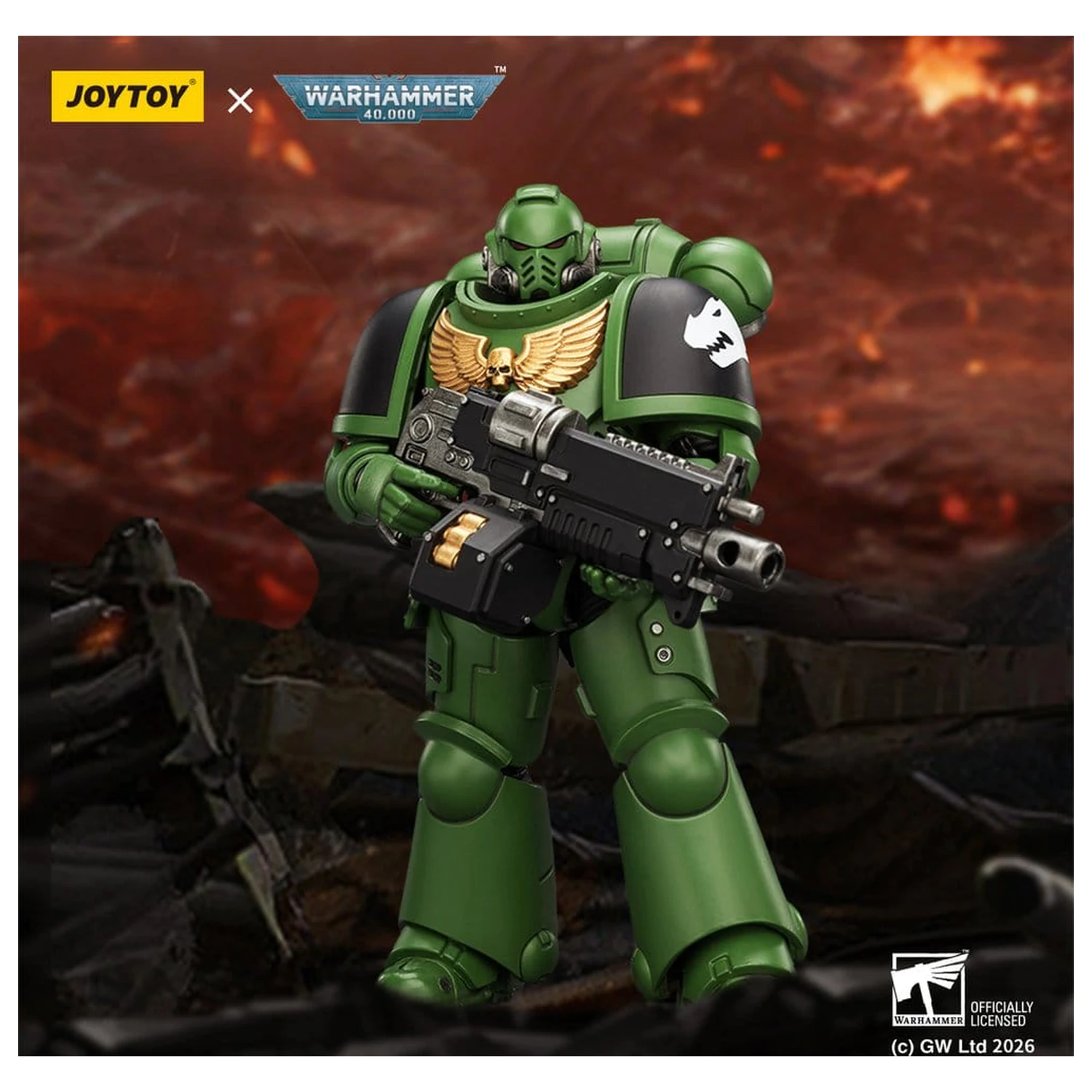 Warhammer 40,000 Akcijska figura Salamanders Intercessor 12 cm fotografija izdelka