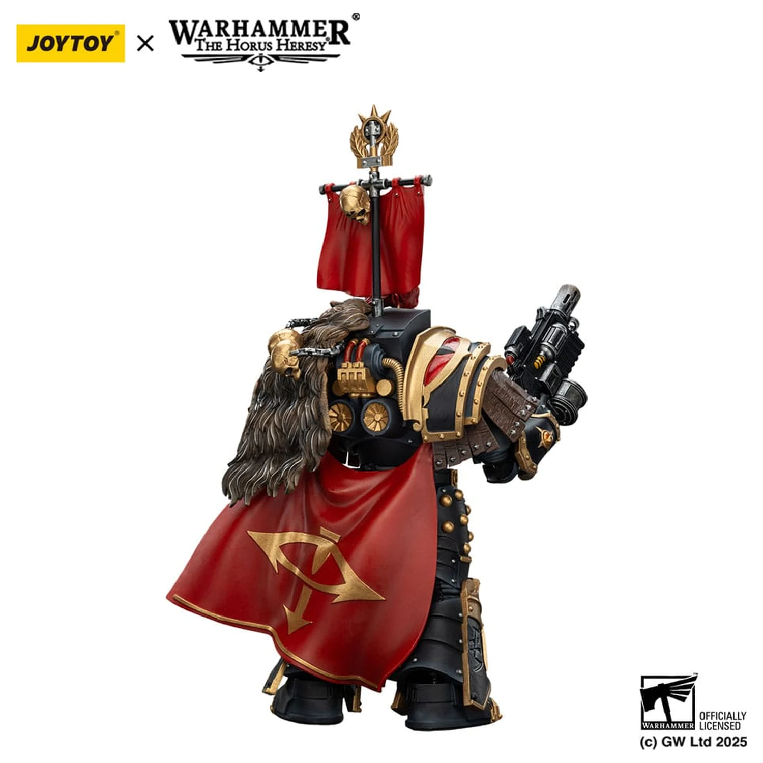 Warhammer 40,000: Sons of Horus Akcijska figura Legion Cataphractii Praetor z Combi-Melta in Power Maul 14 cm fotografija izdelka