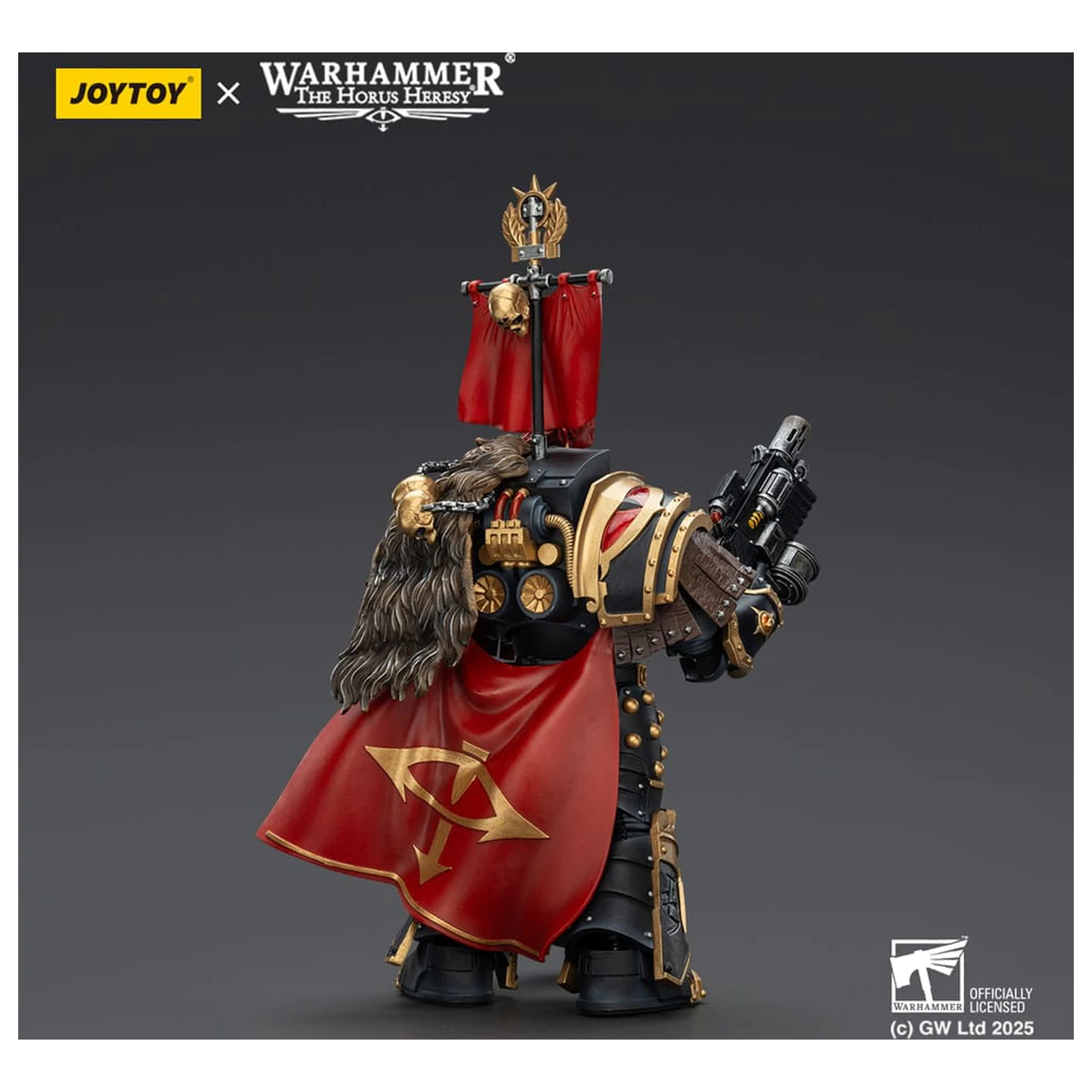 Warhammer 40,000: Sons of Horus Akcijska figura Legion Cataphractii Praetor z Combi-Melta in Power Maul 14 cm fotografija izdelka