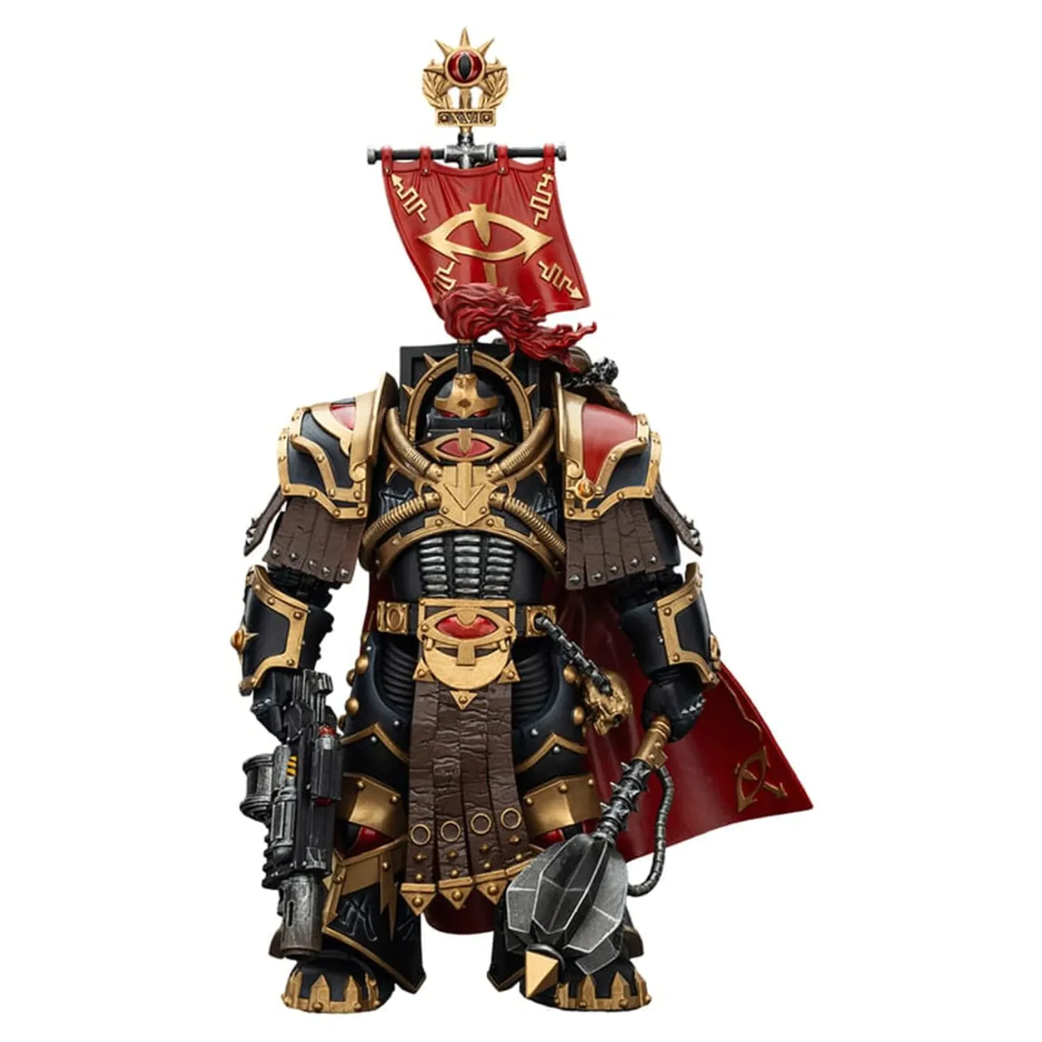 Warhammer 40,000: Sons of Horus Akcijska figura Legion Cataphractii Praetor z Combi-Melta in Power Maul 14 cm fotografija izdelka