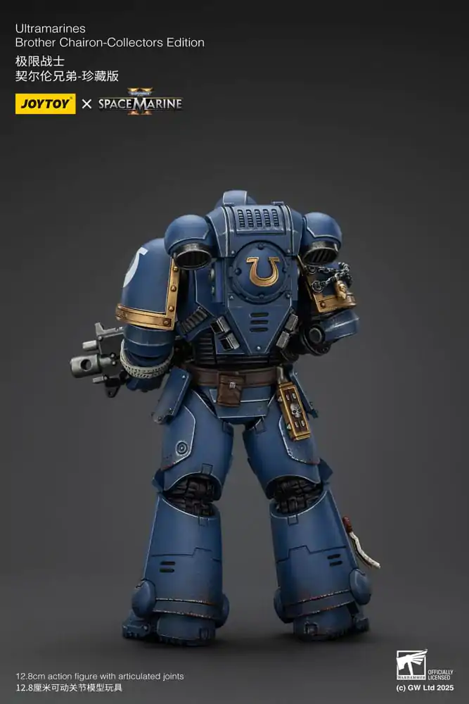 Warhammer 40,000: Space Marine 2 Akcijska figura Ultramarines Brother Chairon Collectors Edition 13 cm fotografija izdelka