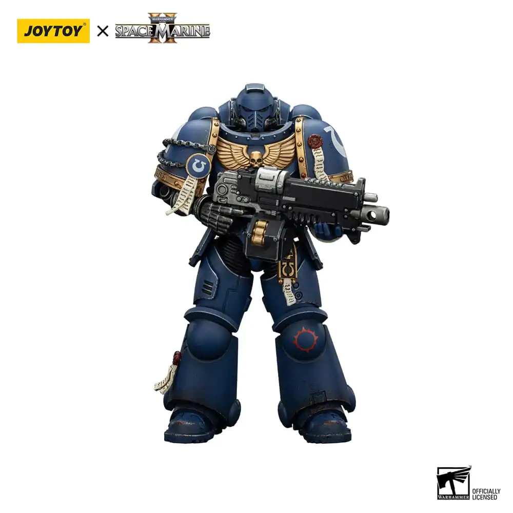 Warhammer 40,000: Space Marine 2 Akcijska figura Ultramarines Brother Chairon Collectors Edition 13 cm fotografija izdelka