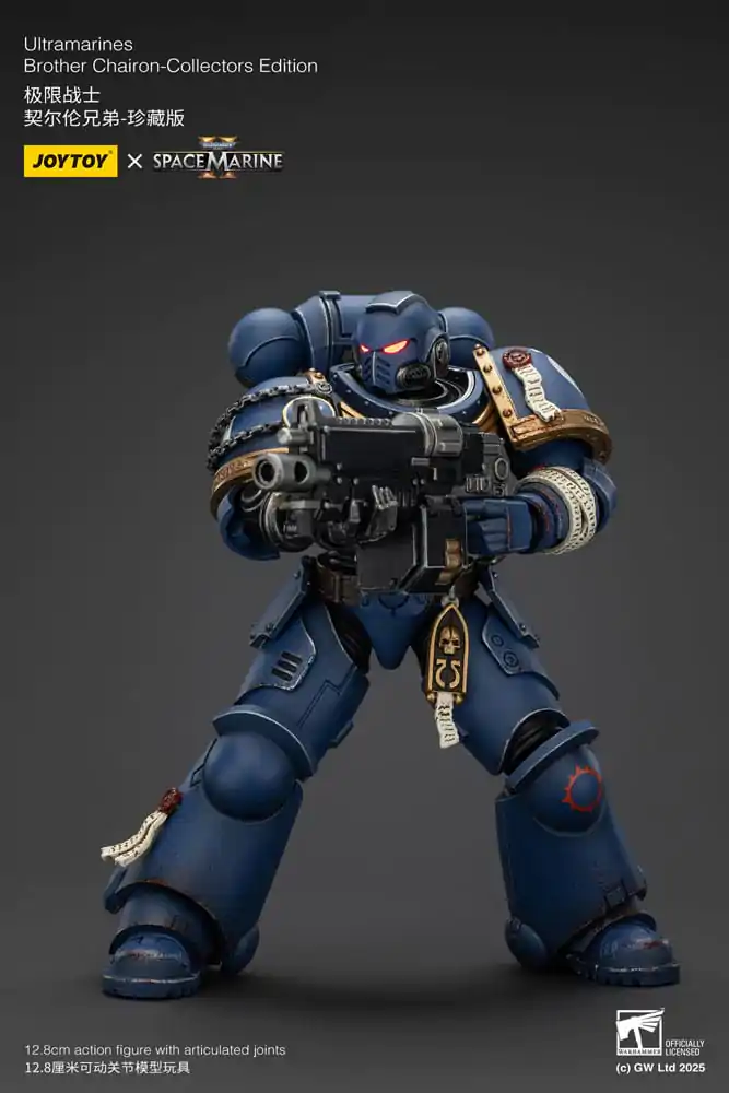 Warhammer 40,000: Space Marine 2 Akcijska figura Ultramarines Brother Chairon Collectors Edition 13 cm fotografija izdelka