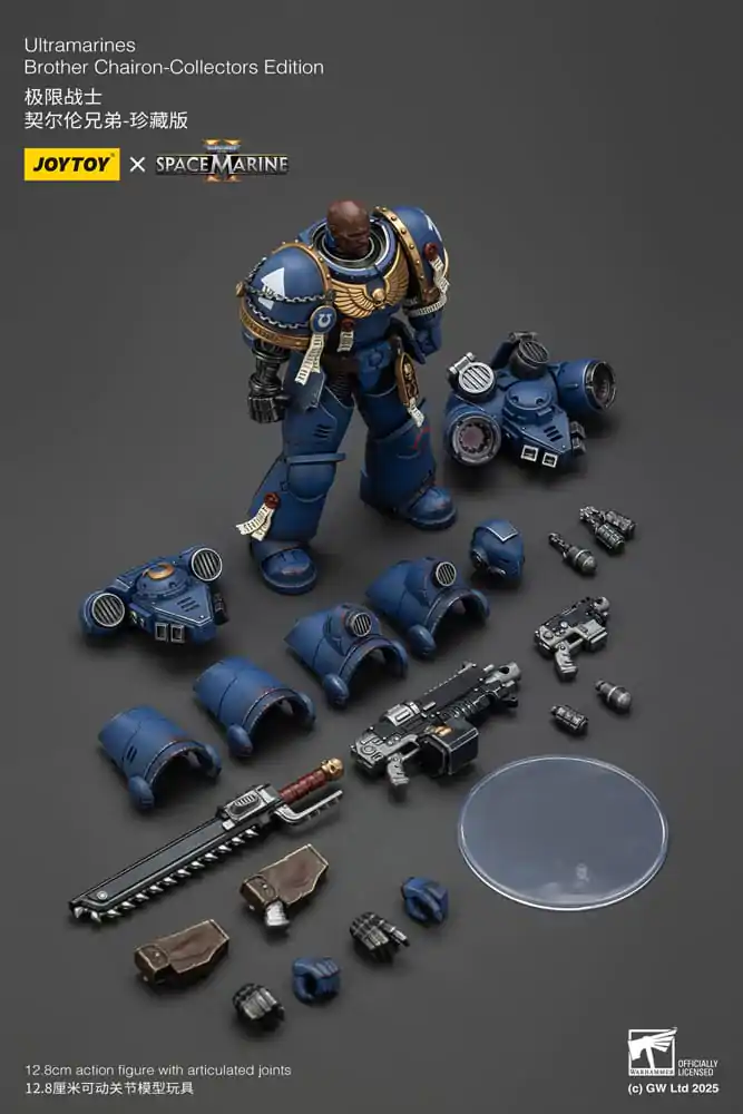 Warhammer 40,000: Space Marine 2 Akcijska figura Ultramarines Brother Chairon Collectors Edition 13 cm fotografija izdelka