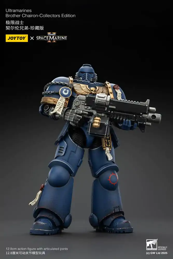 Warhammer 40,000: Space Marine 2 Akcijska figura Ultramarines Brother Chairon Collectors Edition 13 cm fotografija izdelka