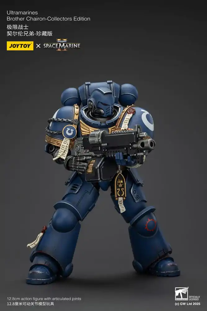 Warhammer 40,000: Space Marine 2 Akcijska figura Ultramarines Brother Chairon Collectors Edition 13 cm fotografija izdelka
