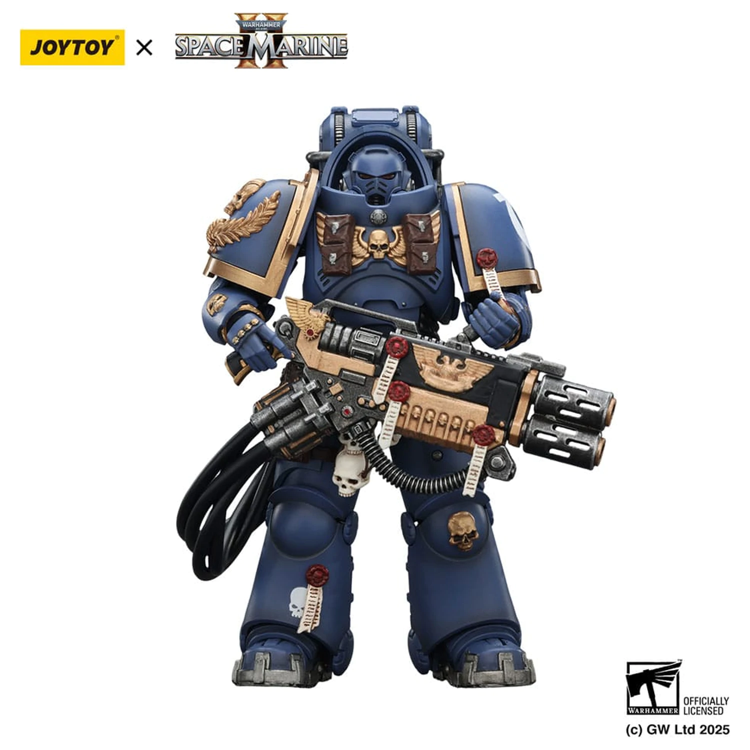 Warhammer 40,000: Space Marine 2 akcijska figura Ultramarines Heavy Artificer Armor z Relic Multi-Melta 13 cm fotografija izdelka