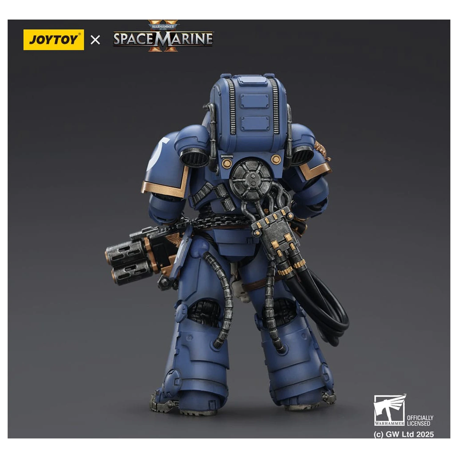 Warhammer 40,000: Space Marine 2 akcijska figura Ultramarines Heavy Artificer Armor z Relic Multi-Melta 13 cm fotografija izdelka