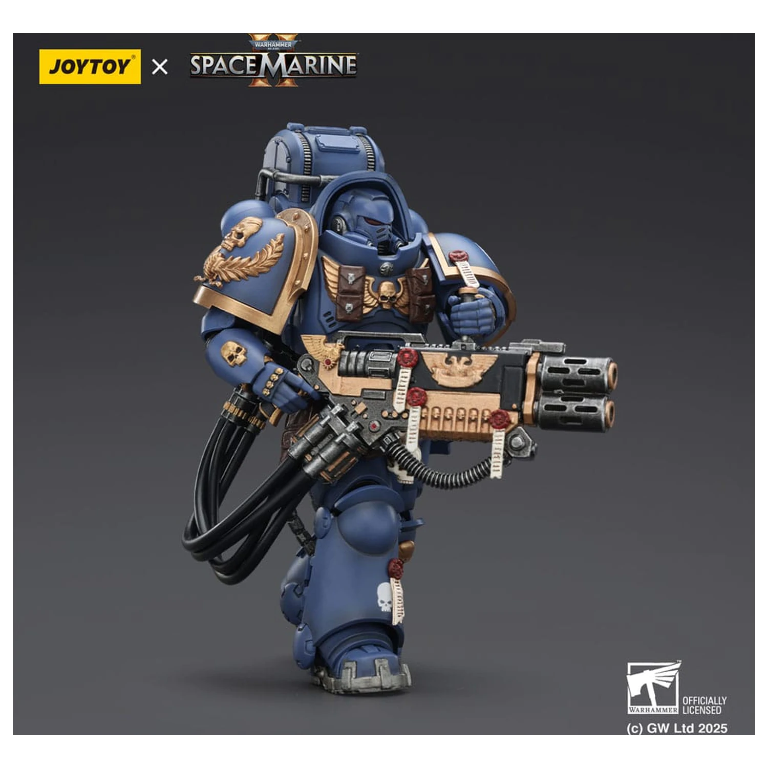 Warhammer 40,000: Space Marine 2 akcijska figura Ultramarines Heavy Artificer Armor z Relic Multi-Melta 13 cm fotografija izdelka