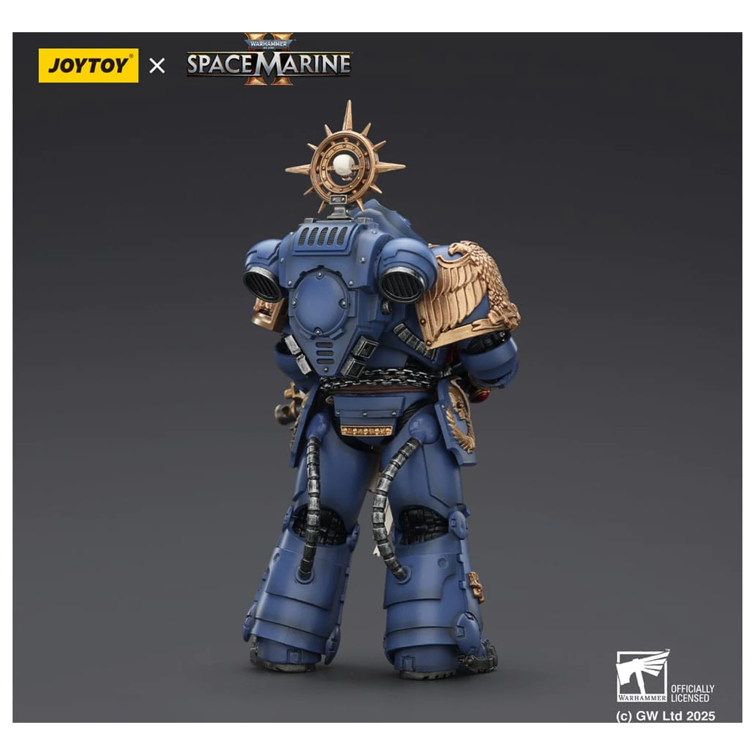 Warhammer 40,000: Space Marine 2 Action Figure Ultramarines Heavy Relic Primus Armor with Heavy Relic Bolt Rifle 13 cm fotografija izdelka