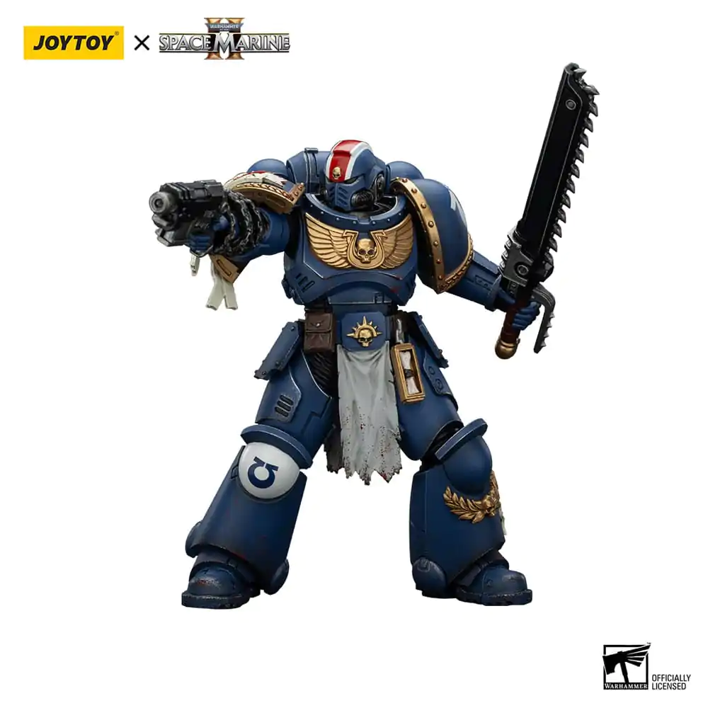 Warhammer 40,000: Space Marine 2 Akcijska figura Ultramarines Lieutenant Titus Collectors Edition 13 cm fotografija izdelka