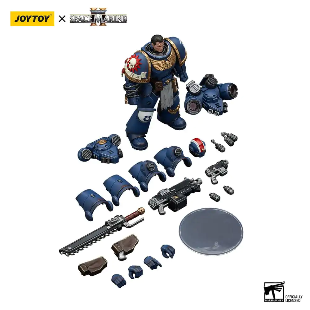 Warhammer 40,000: Space Marine 2 Akcijska figura Ultramarines Lieutenant Titus Collectors Edition 13 cm fotografija izdelka