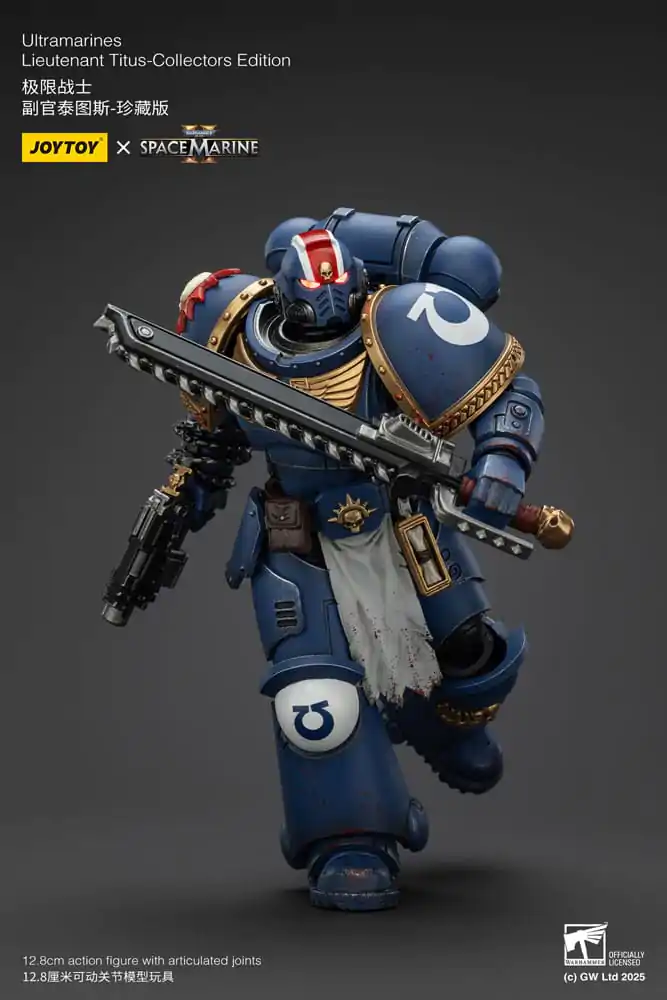 Warhammer 40,000: Space Marine 2 Akcijska figura Ultramarines Lieutenant Titus Collectors Edition 13 cm fotografija izdelka