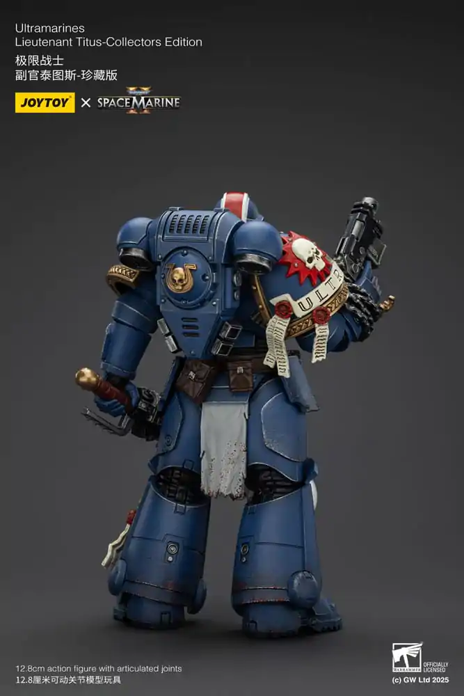 Warhammer 40,000: Space Marine 2 Akcijska figura Ultramarines Lieutenant Titus Collectors Edition 13 cm fotografija izdelka