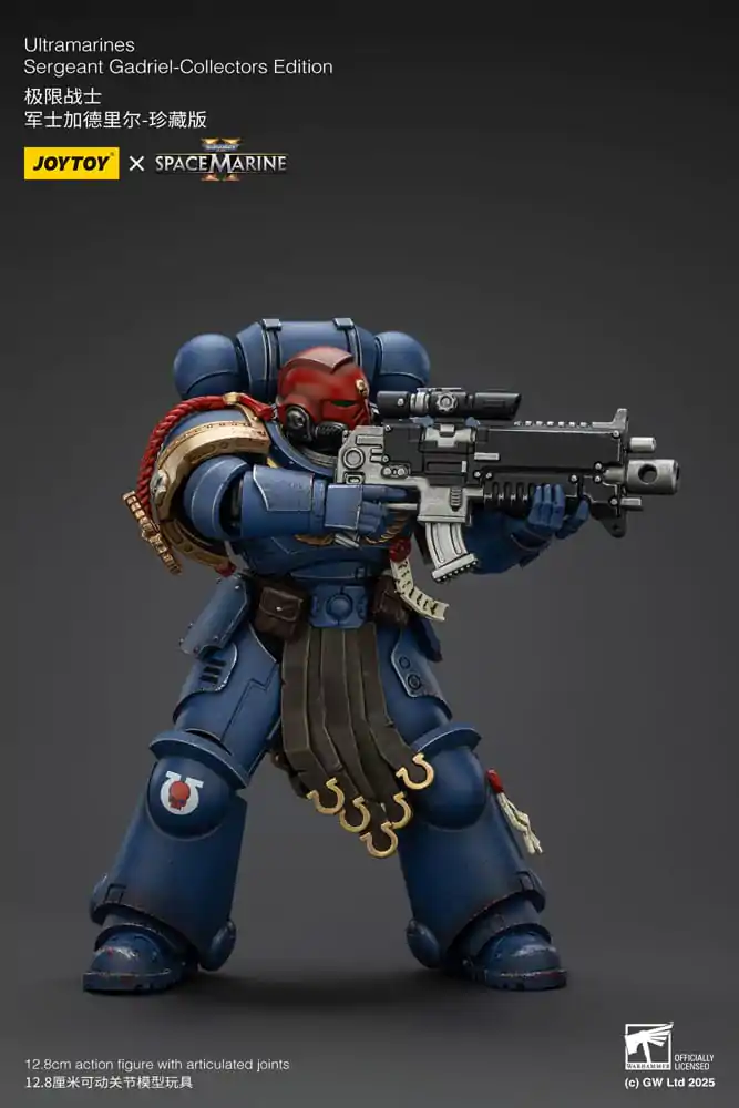 Warhammer 40,000: Space Marine 2 Akcijska Figura Ultramarines Sergeant Gadriel Collectors Edition 13 cm fotografija izdelka