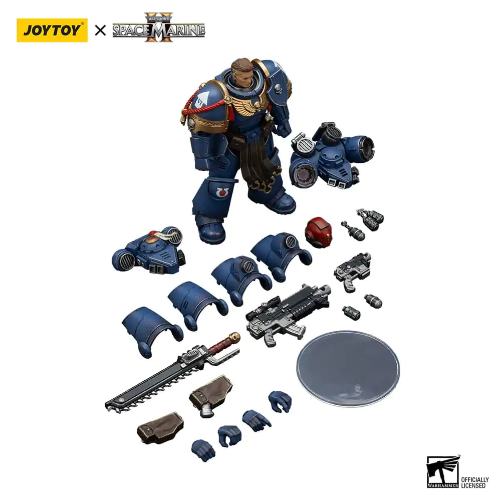 Warhammer 40,000: Space Marine 2 Akcijska Figura Ultramarines Sergeant Gadriel Collectors Edition 13 cm fotografija izdelka