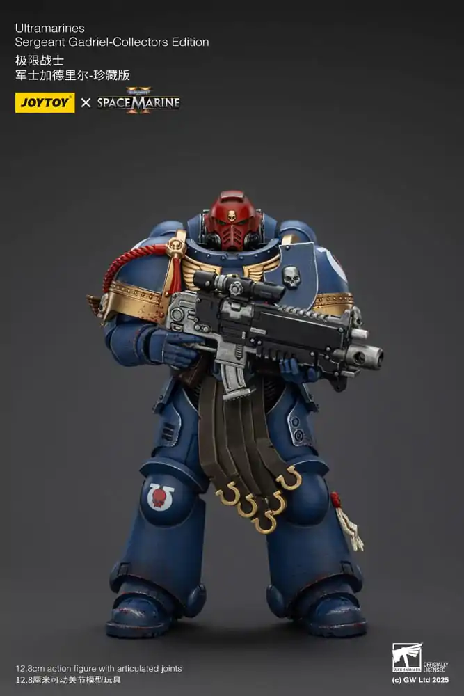 Warhammer 40,000: Space Marine 2 Akcijska Figura Ultramarines Sergeant Gadriel Collectors Edition 13 cm fotografija izdelka