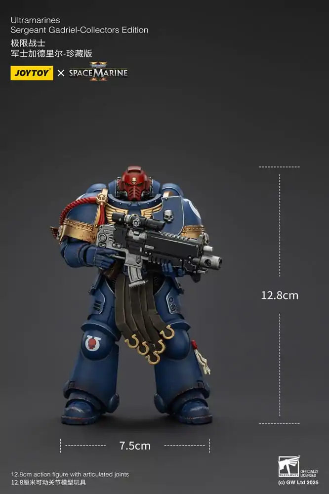 Warhammer 40,000: Space Marine 2 Akcijska Figura Ultramarines Sergeant Gadriel Collectors Edition 13 cm fotografija izdelka