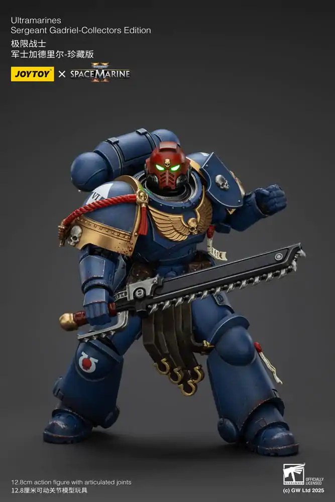 Warhammer 40,000: Space Marine 2 Akcijska Figura Ultramarines Sergeant Gadriel Collectors Edition 13 cm fotografija izdelka