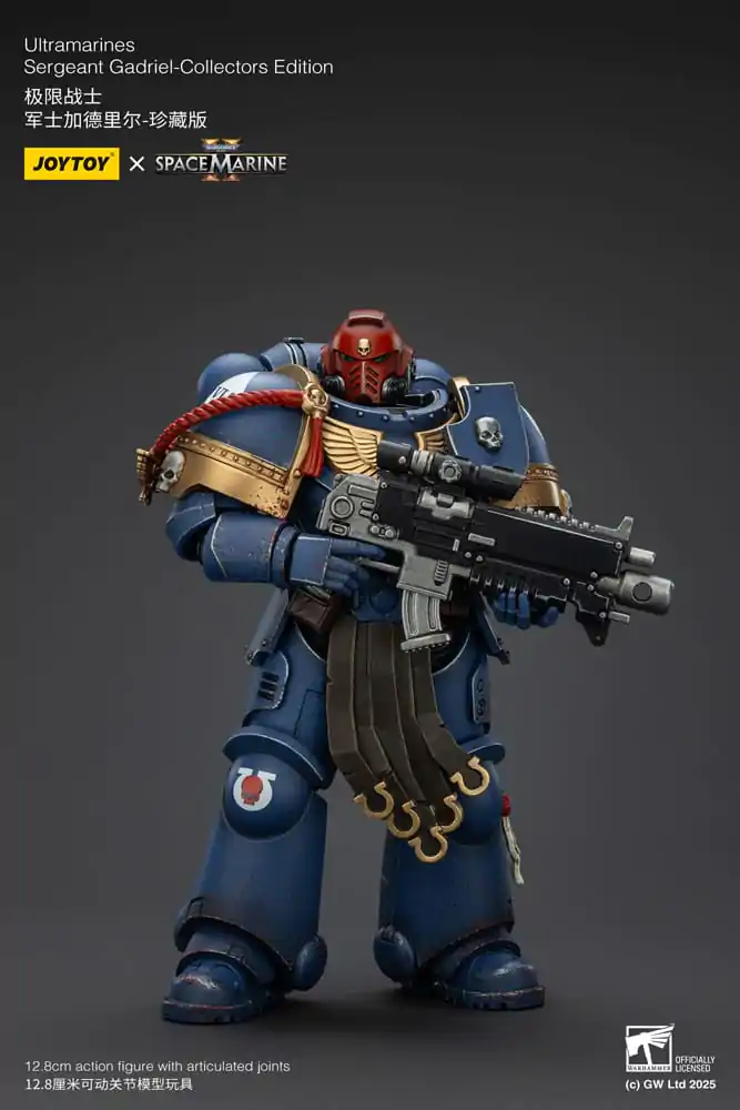 Warhammer 40,000: Space Marine 2 Akcijska Figura Ultramarines Sergeant Gadriel Collectors Edition 13 cm fotografija izdelka