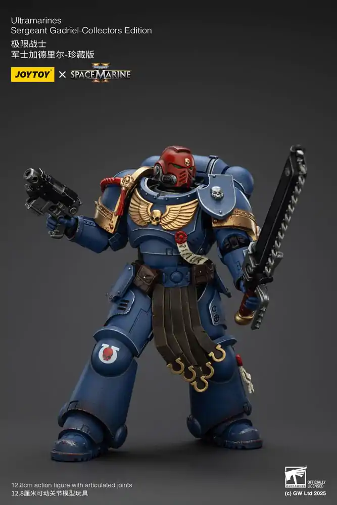 Warhammer 40,000: Space Marine 2 Akcijska Figura Ultramarines Sergeant Gadriel Collectors Edition 13 cm fotografija izdelka