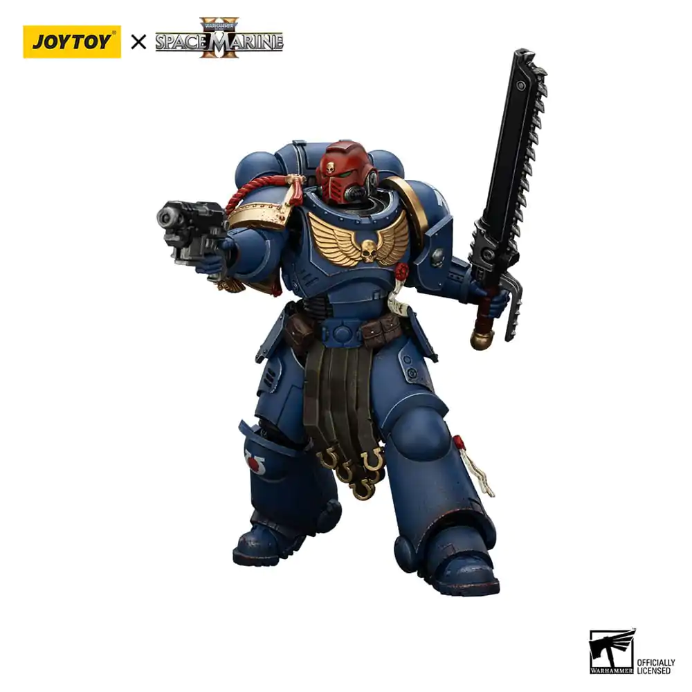 Warhammer 40,000: Space Marine 2 Akcijska Figura Ultramarines Sergeant Gadriel Collectors Edition 13 cm fotografija izdelka