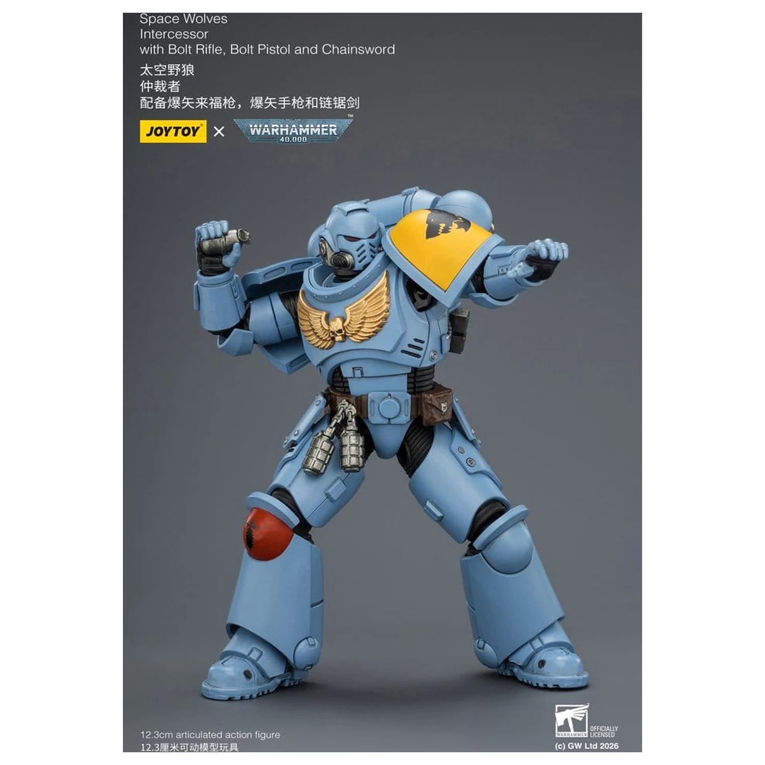 Warhammer 40,000 Akcijska figura Space Wolves Intercessor 12 cm fotografija izdelka