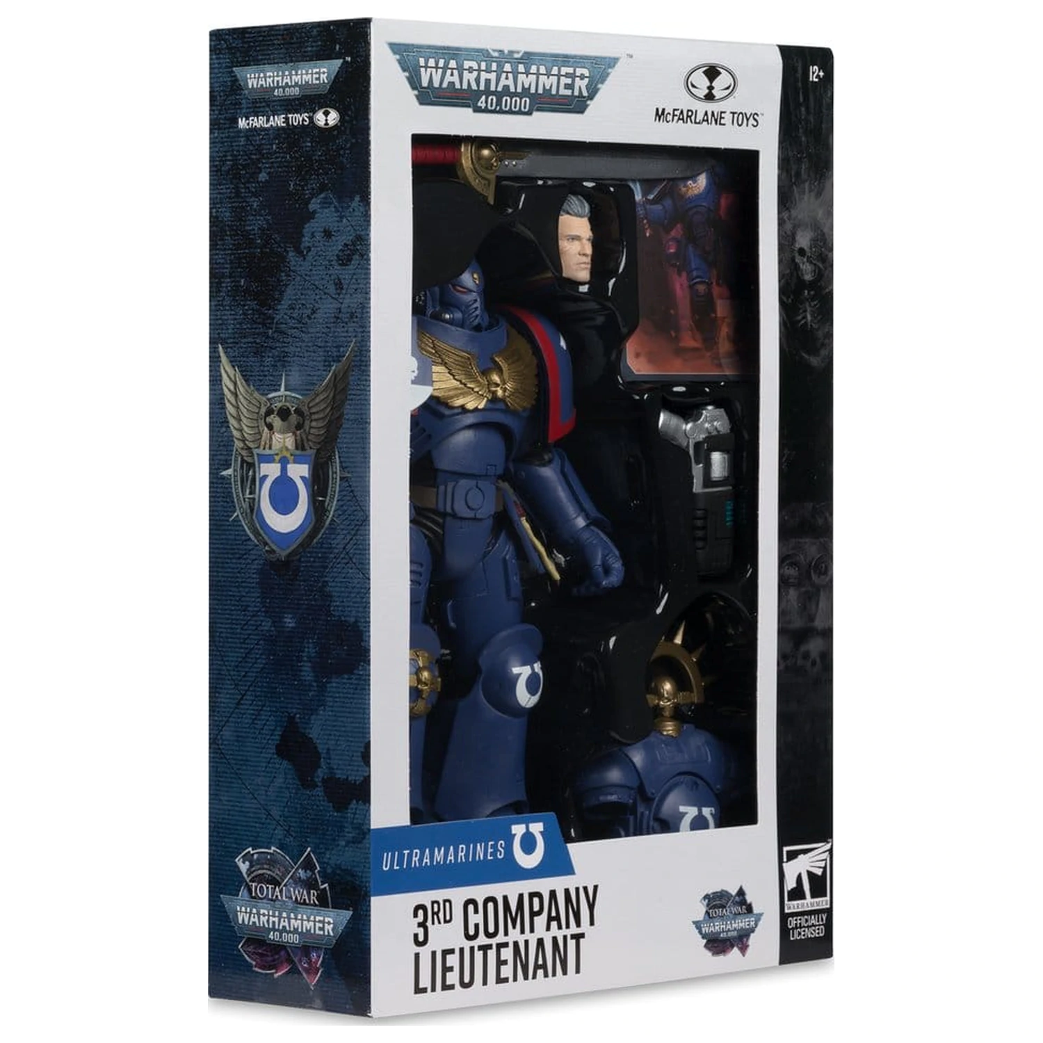 Warhammer 40,000 Total War akcijska figura 3rd Company Lieutenant (Ultramarines) 18 cm fotografija izdelka