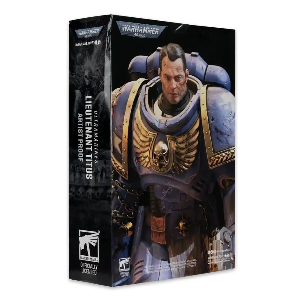 Warhammer 40,000 Akcijska figura Ultramarines: Lieutenant Titus (Artist Proof) 18 cm fotografija izdelka