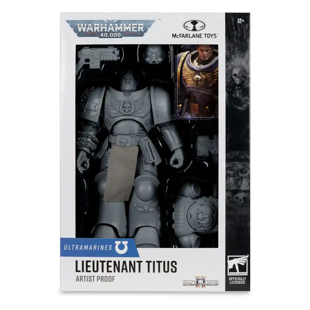 Warhammer 40,000 Akcijska figura Ultramarines: Lieutenant Titus (Artist Proof) 18 cm fotografija izdelka