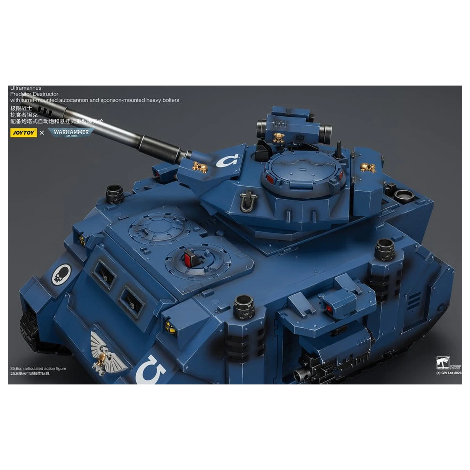 Warhammer 40,000 vozilo Ultramarines Predator Destructor 26 cm fotografija izdelka