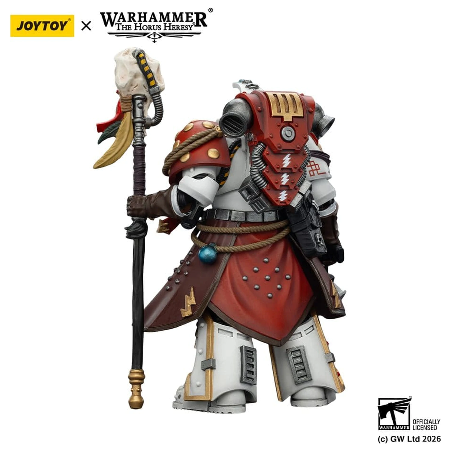 Warhammer 40,000 Action Figure White Scars Stormseer Consul s palico sile in pištolo Bolt, 12 cm fotografija izdelka